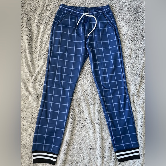 Royal, Sky Blue Men's Jogging Suit Pants